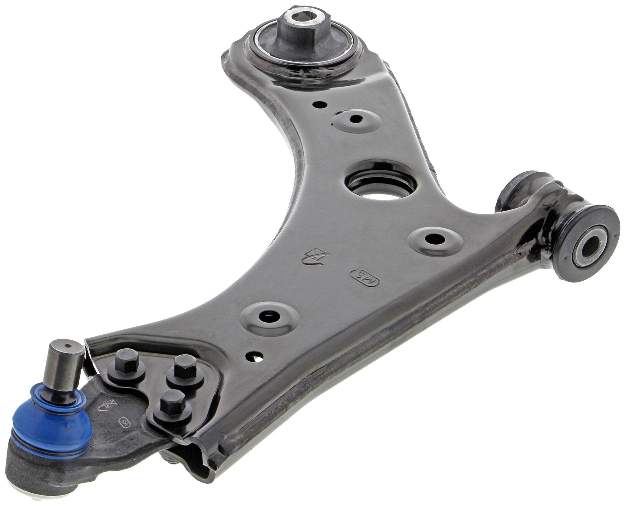 Front Right Lower Suspension Control Arm and Ball Joint Assembly | Mevotech Supreme CMS251221 Fits Jeep Fiat