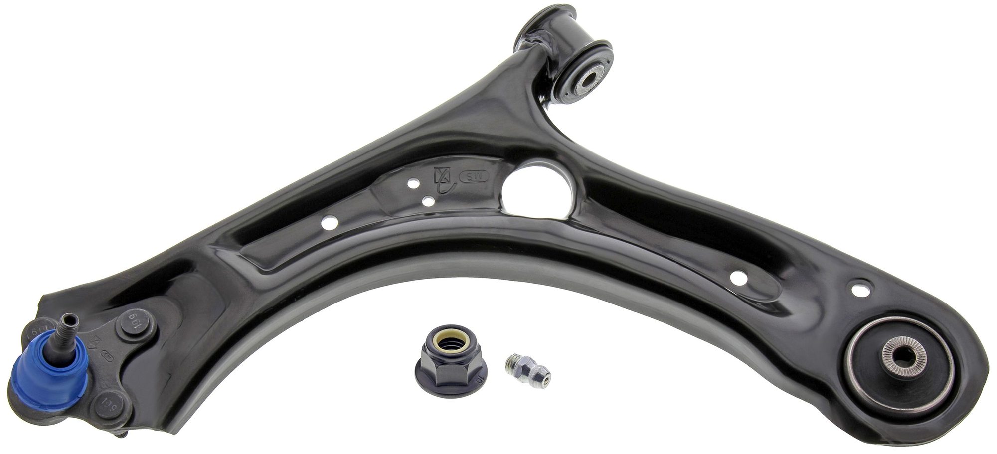 Front Left Lower Suspension Control Arm and Ball Joint Assembly | Mevotech Supreme CMS70180 Fits Volkswagen — image 7