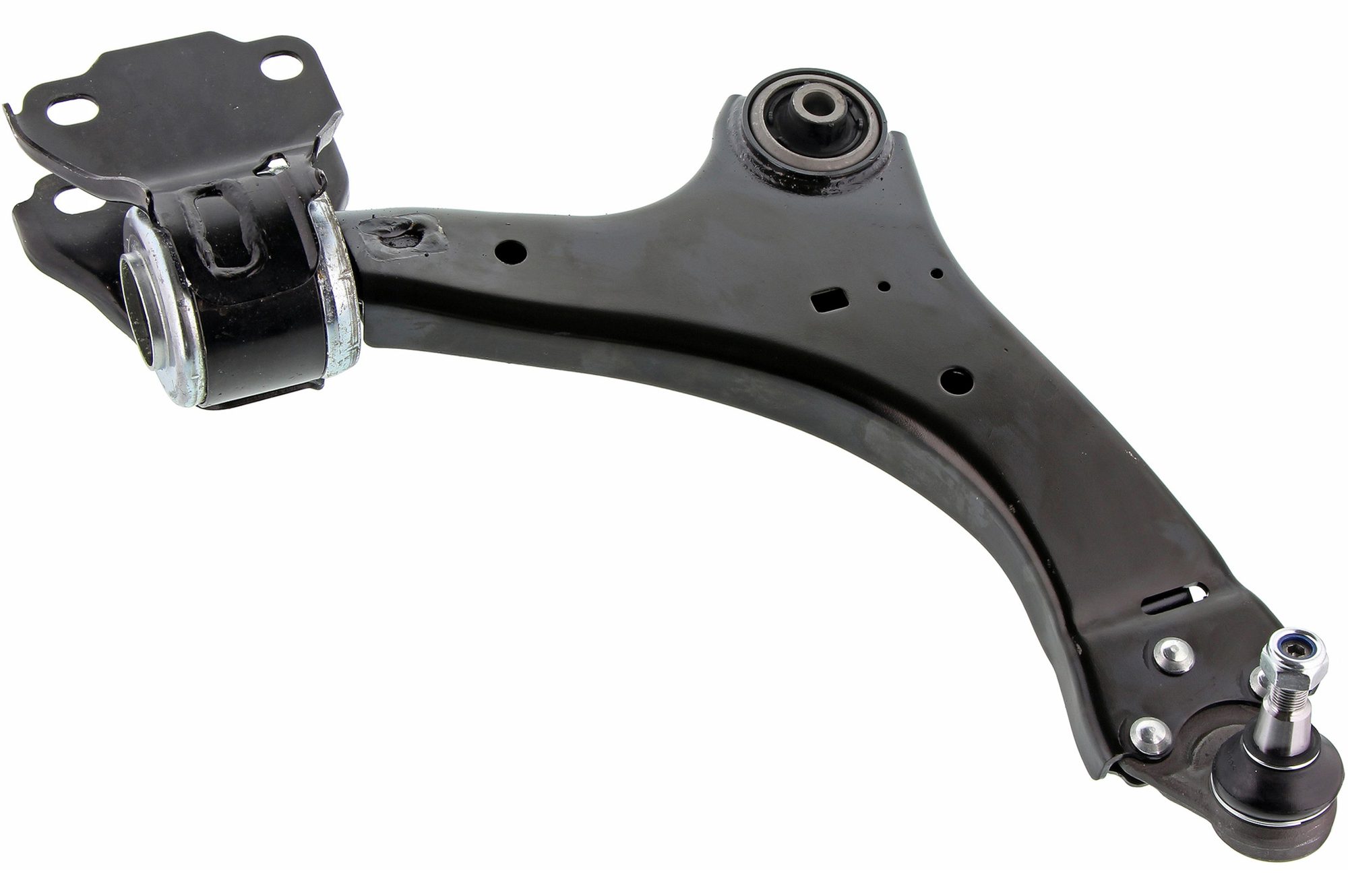 Front Right Lower Suspension Control Arm and Ball Joint Assembly | Mevotech Supreme CMS101395 Fits Land Rover LR2 2008-2015