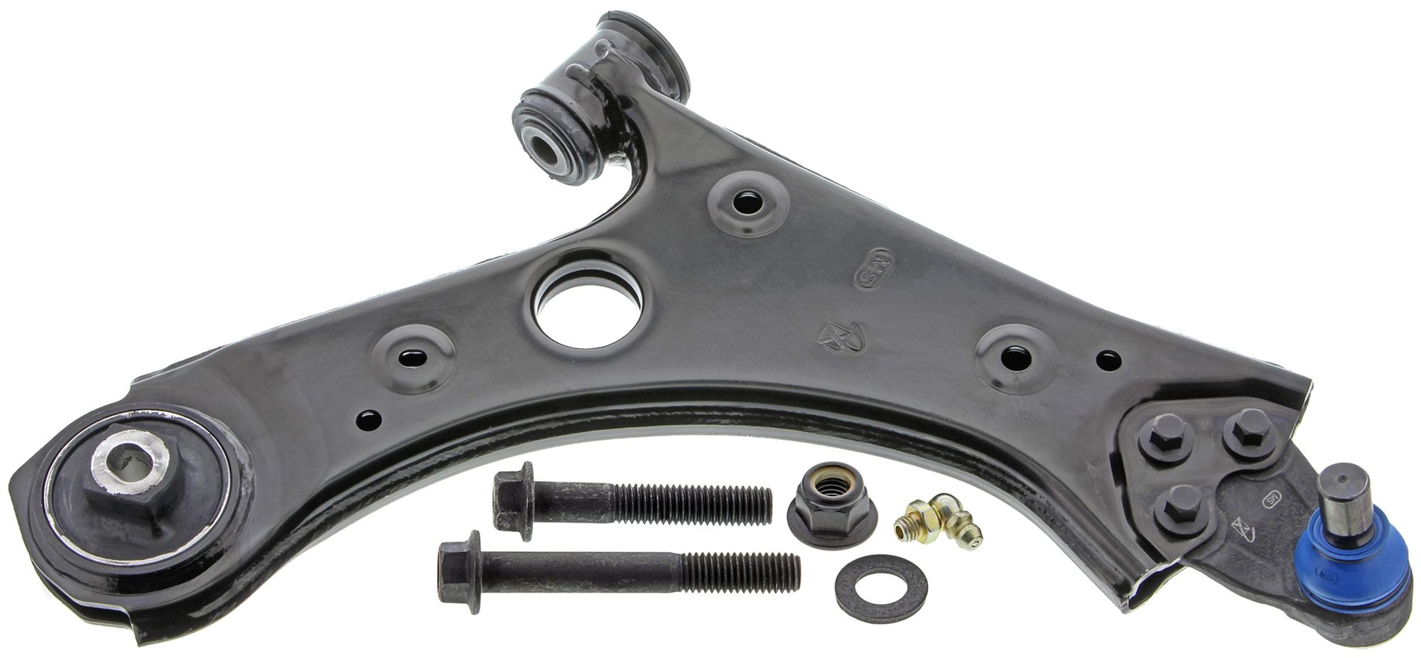 Front Right Lower Suspension Control Arm and Ball Joint Assembly | Mevotech Supreme CMS251221 Fits Jeep Fiat — image 6