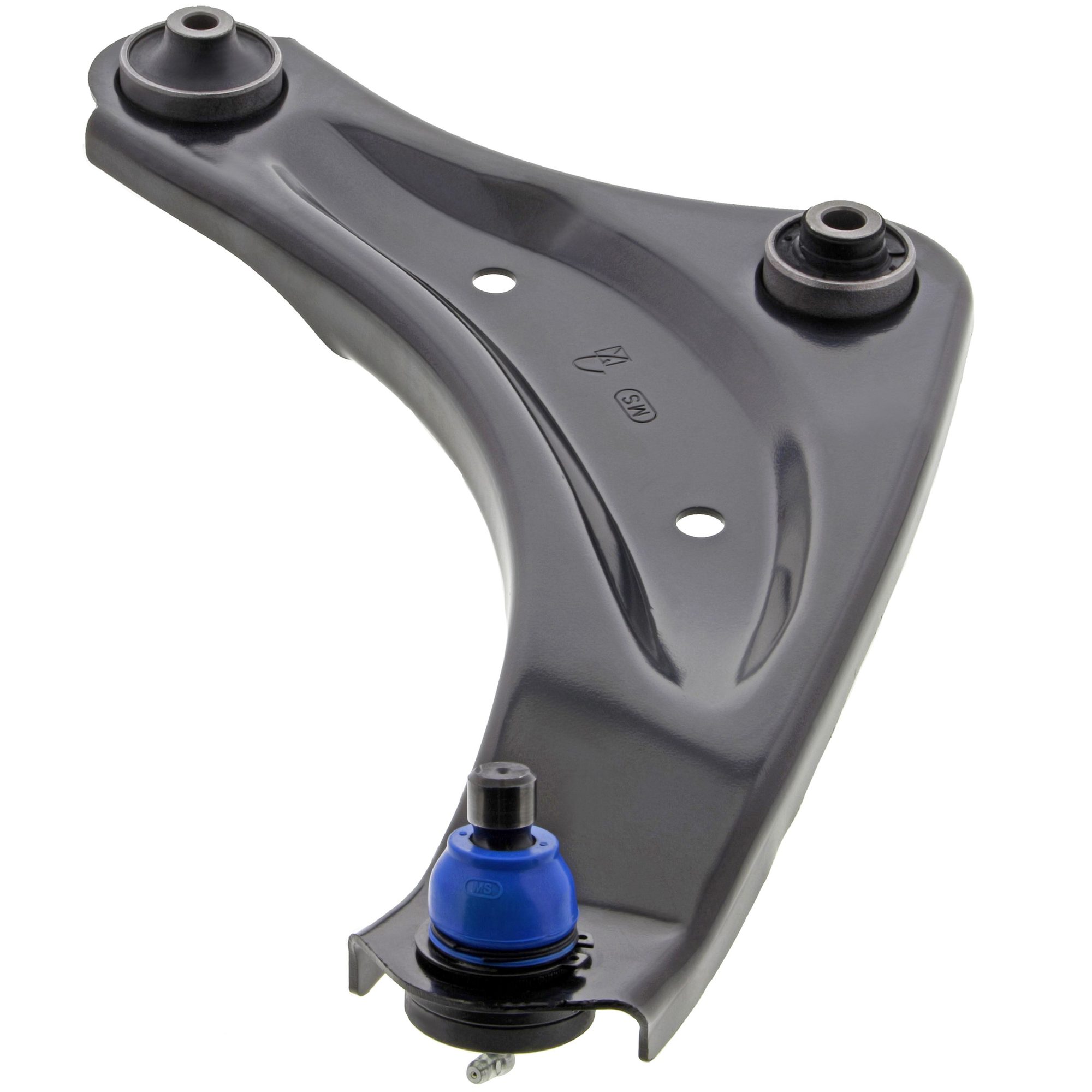 Front Right Lower Suspension Control Arm and Ball Joint Assembly | Mevotech Supreme CMS301018 Fits Nissan