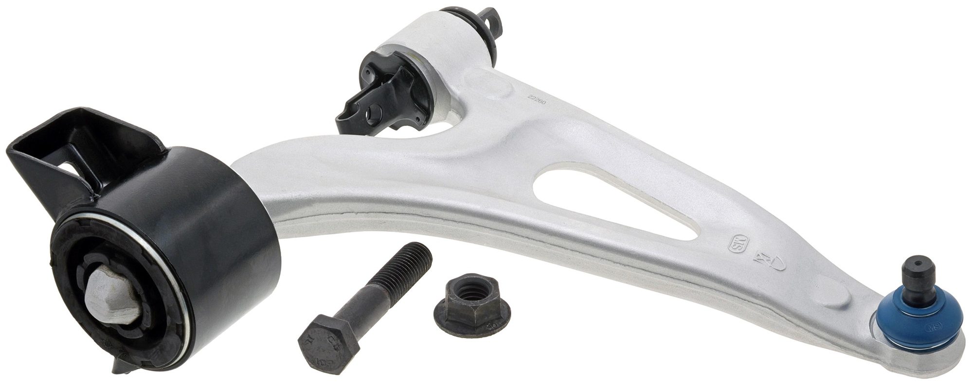 Front Right Lower Suspension Control Arm and Ball Joint Assembly | Mevotech Supreme CMK80724 Fits Ford Mercury — image 6