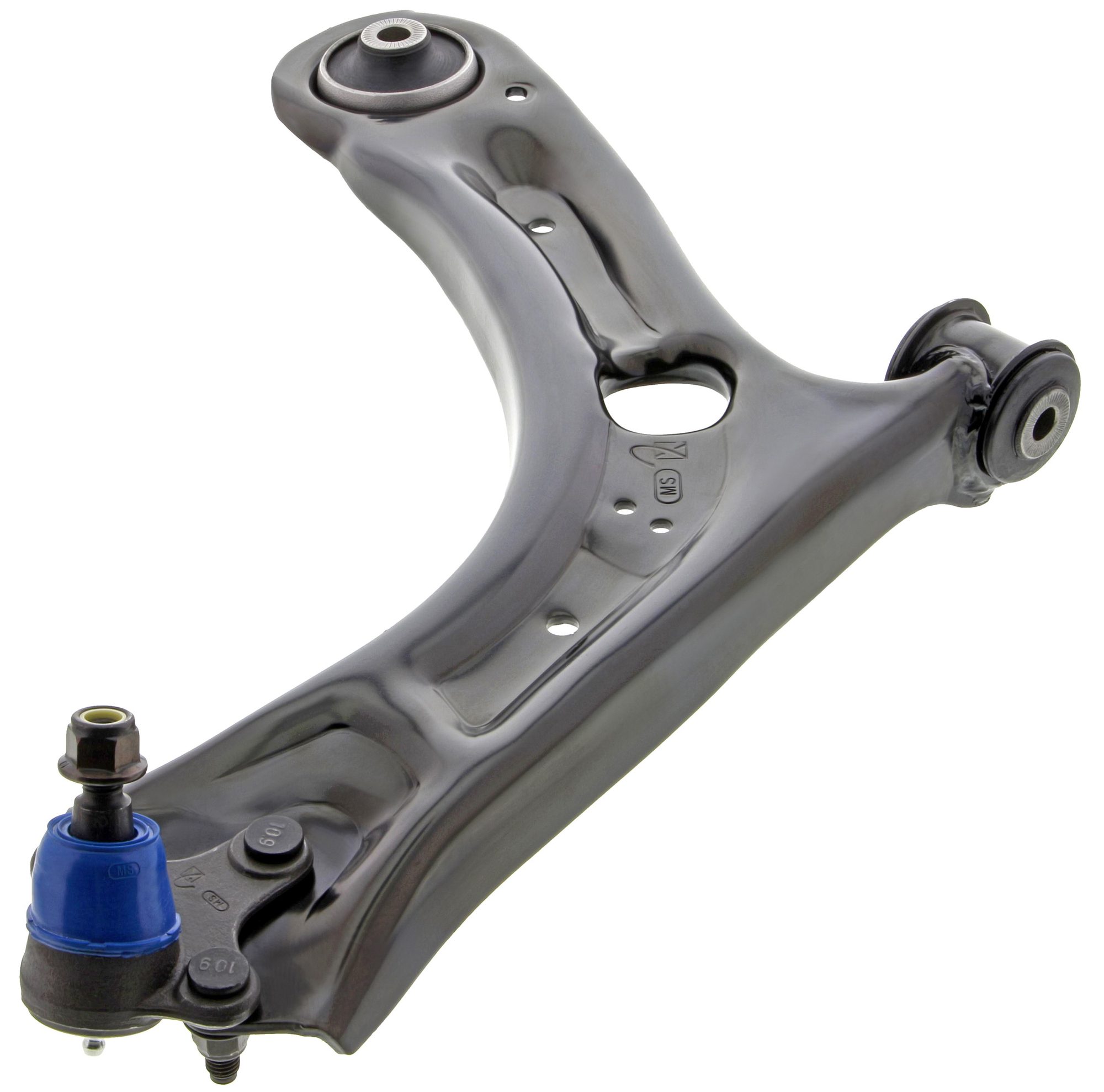 Front Right Lower Suspension Control Arm and Ball Joint Assembly | Mevotech Supreme CMS70181 Fits Volkswagen