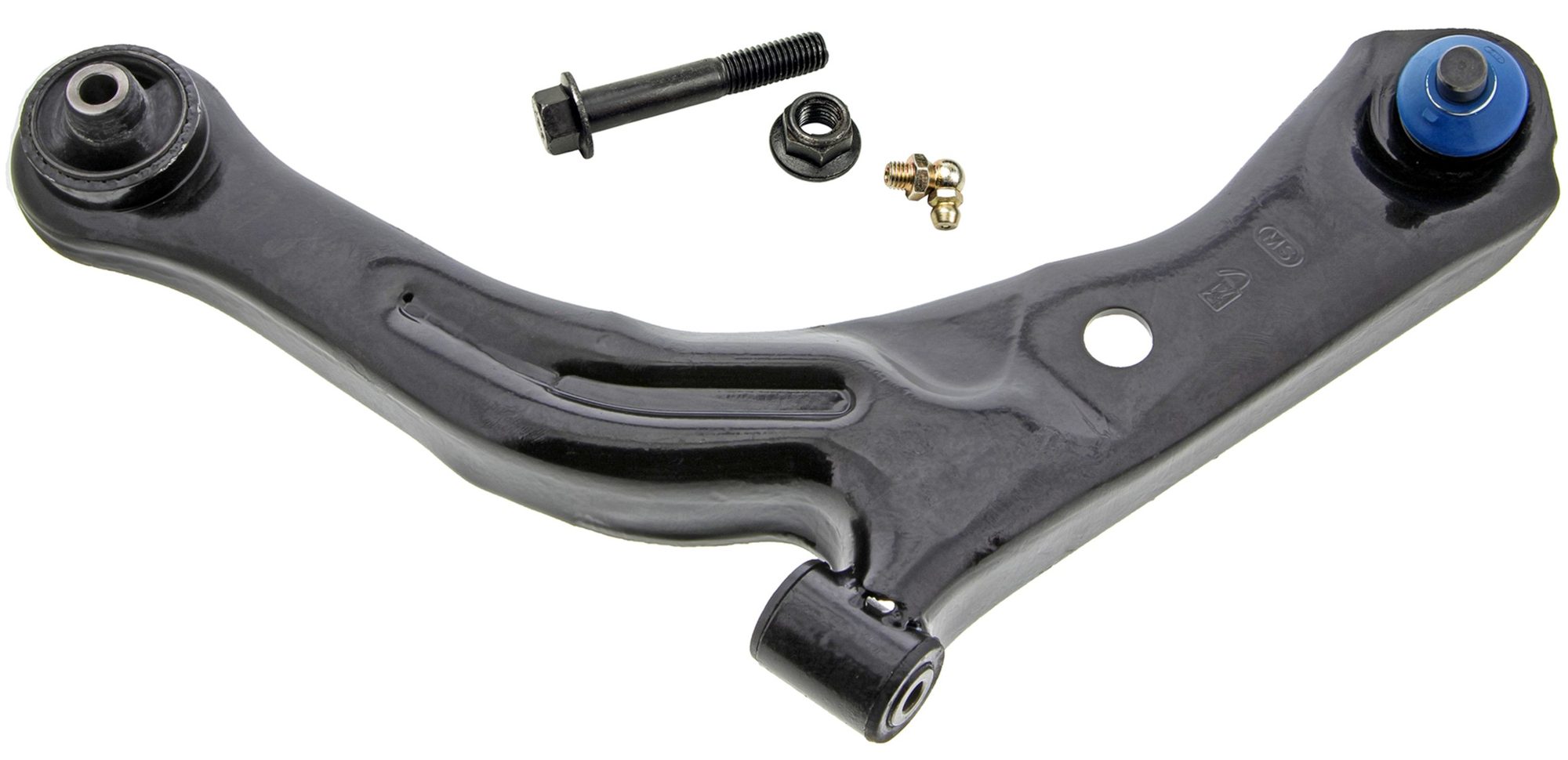 Front Left Lower Suspension Control Arm and Ball Joint Assembly | Mevotech Supreme CMK80398 Fits Ford Mazda — image 5