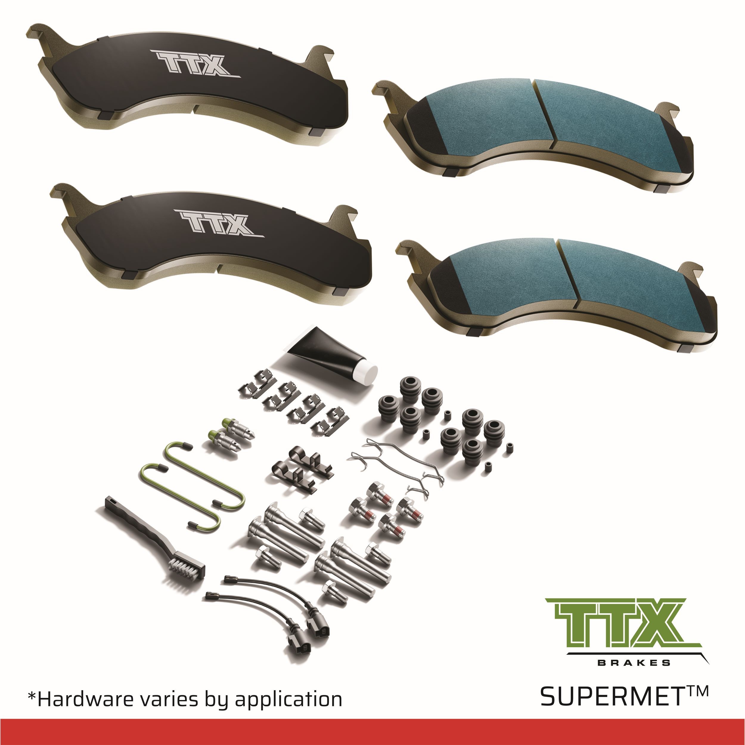 Front Disc Brake Pad Set | Mevotech Supreme TXBSM1399 Fits Ram Dodge - 2