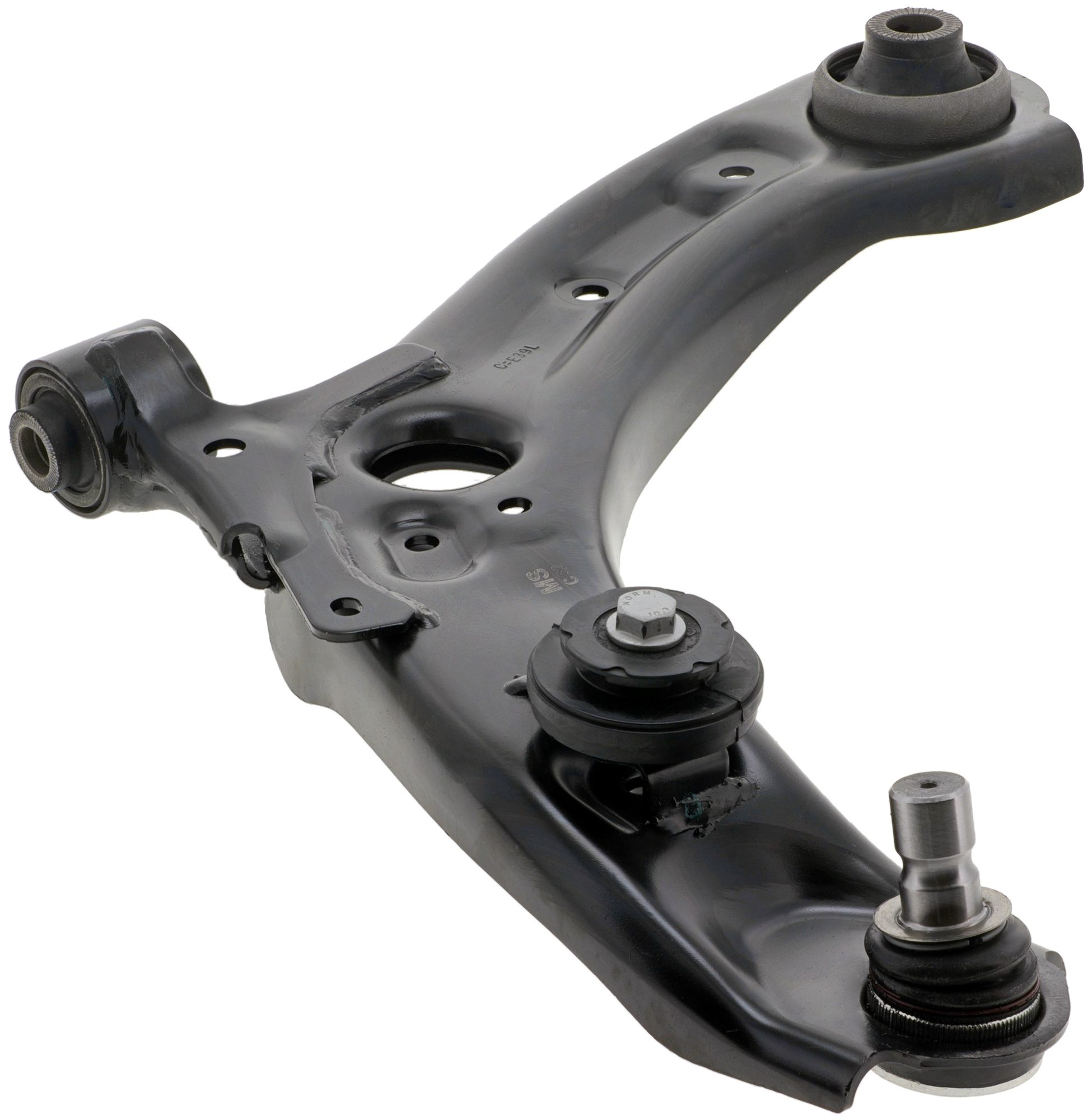 3 2019-2024 Front Left Lower Suspension Control Arm and Ball Joint Assembly | Mevotech Supreme CMS761234 Fits Mazda