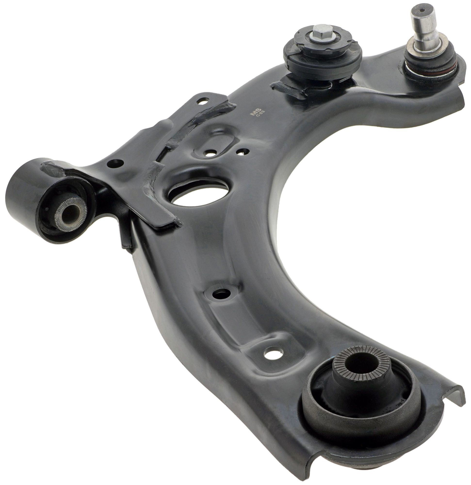 3 2019-2024 Front Right Lower Suspension Control Arm and Ball Joint Assembly | Mevotech Supreme CMS761235 Fits Mazda — image 3