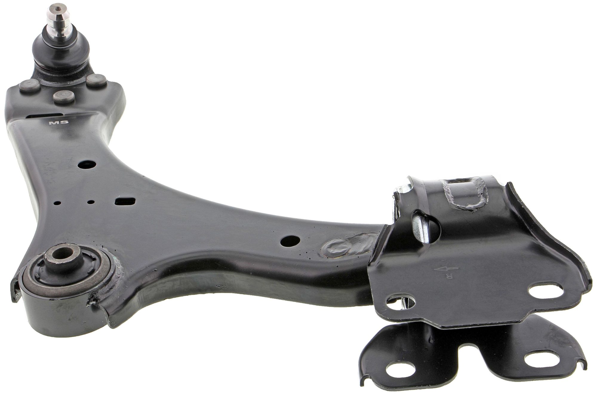 Front Right Lower Suspension Control Arm and Ball Joint Assembly | Mevotech Supreme CMS70159 Fits Volvo — image 3