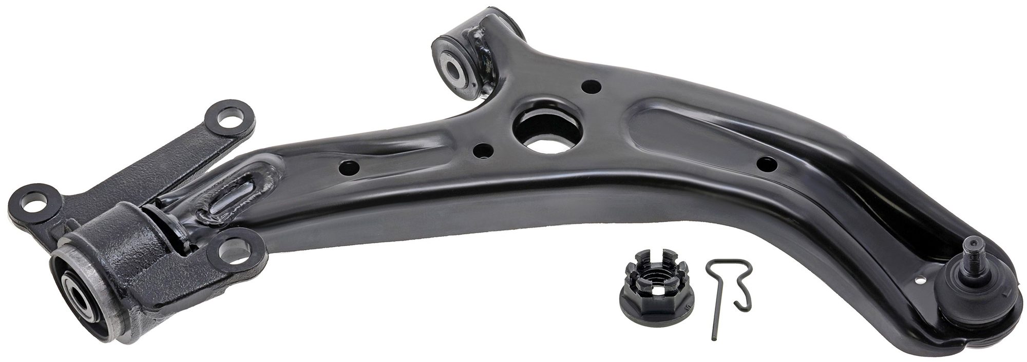 Front Right Lower Suspension Control Arm and Ball Joint Assembly | Mevotech Supreme CMS60108 Fits Honda Fit 2007-2008 — image 5