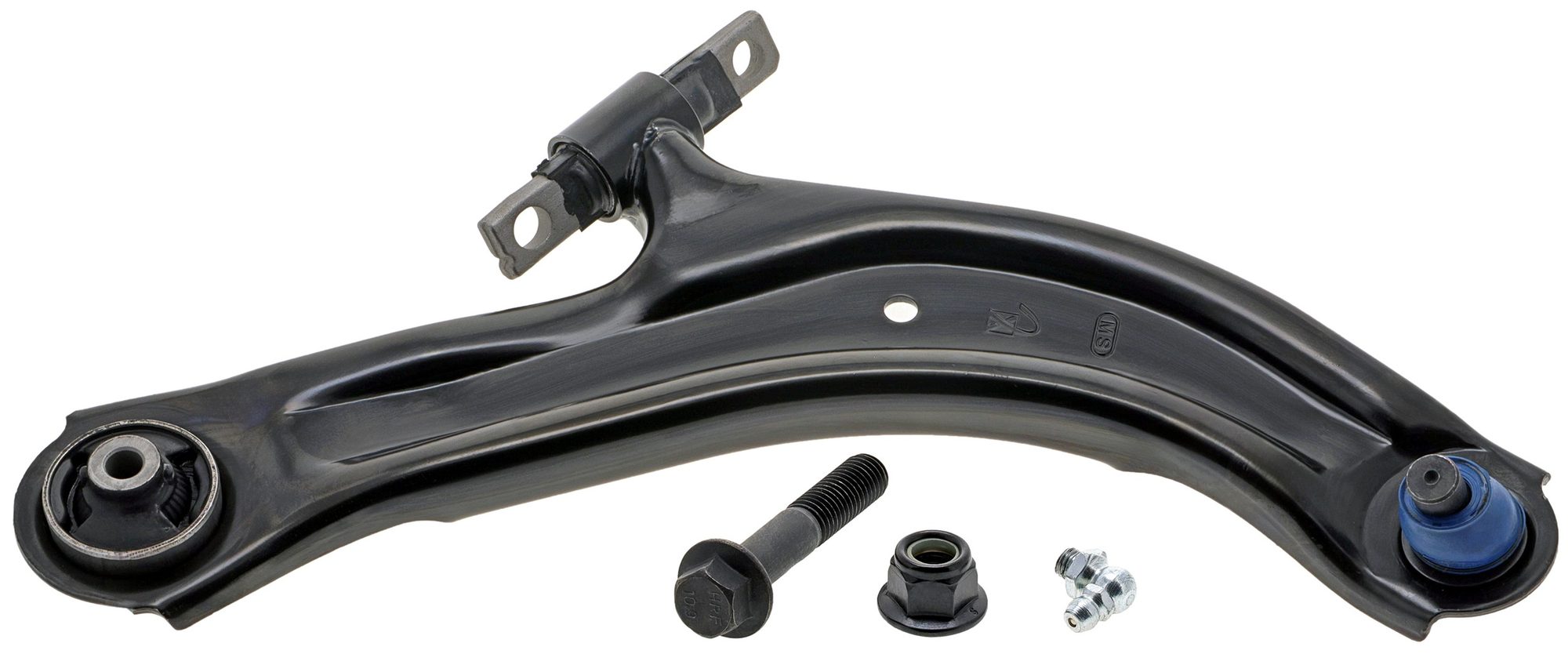 Front Right Lower Suspension Control Arm and Ball Joint Assembly | Mevotech Supreme CMS30181 Fits Nissan Sentra 2007-2012 — image 6
