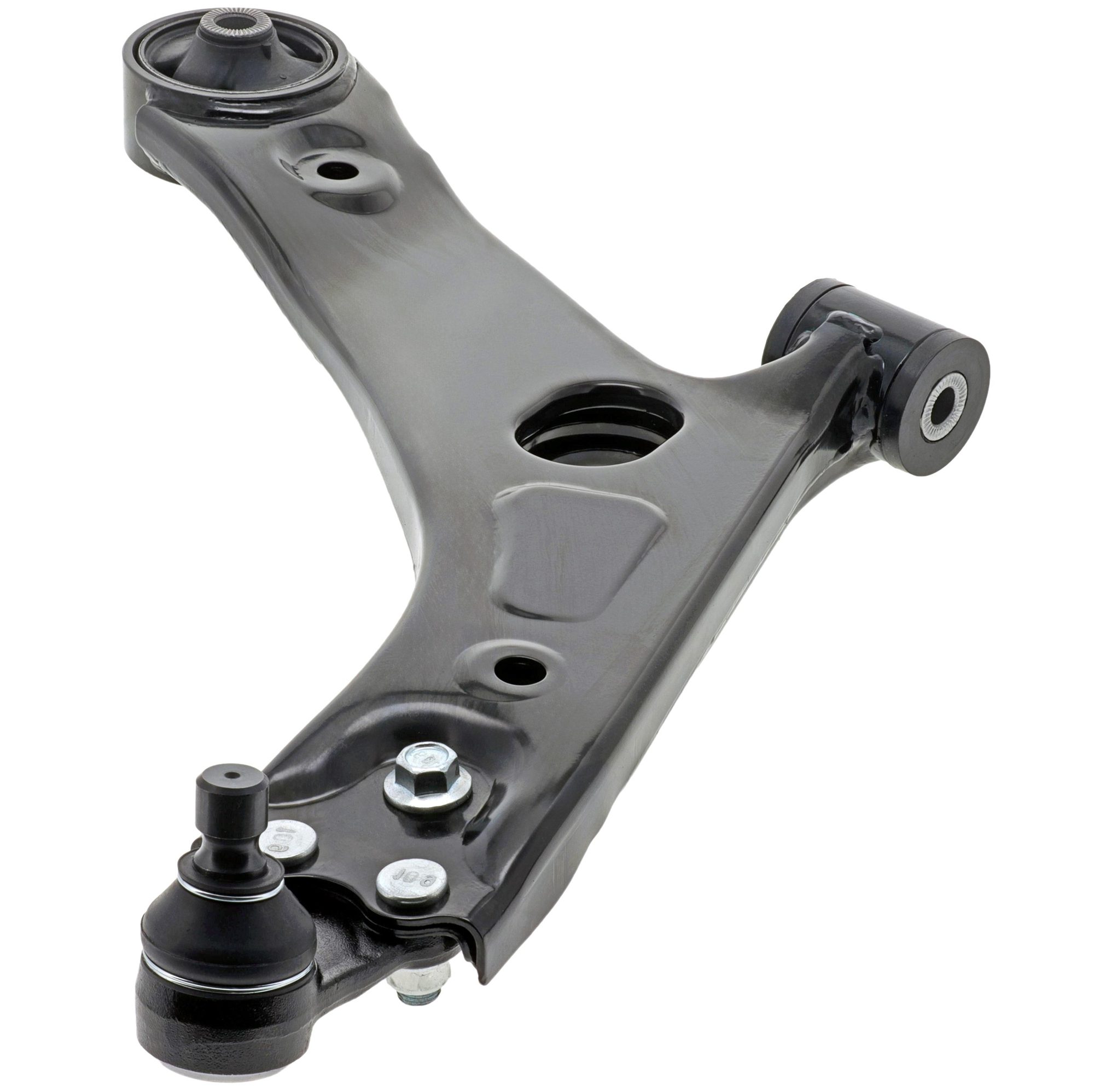 Front Right Lower Suspension Control Arm and Ball Joint Assembly | Mevotech Supreme CMS901211 Fits Kia Hyundai