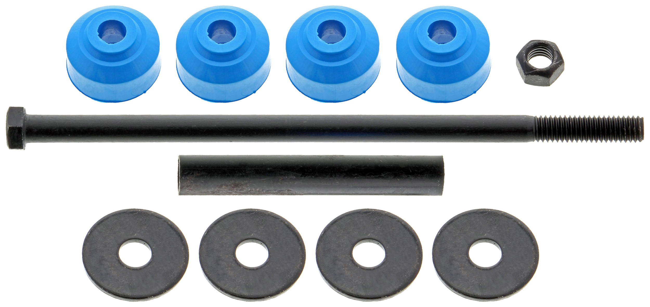 Front Suspension Stabilizer Bar Link Kit | Mevotech Supreme MK5254 Fits Chevrolet Oldsmobile GMC - 4