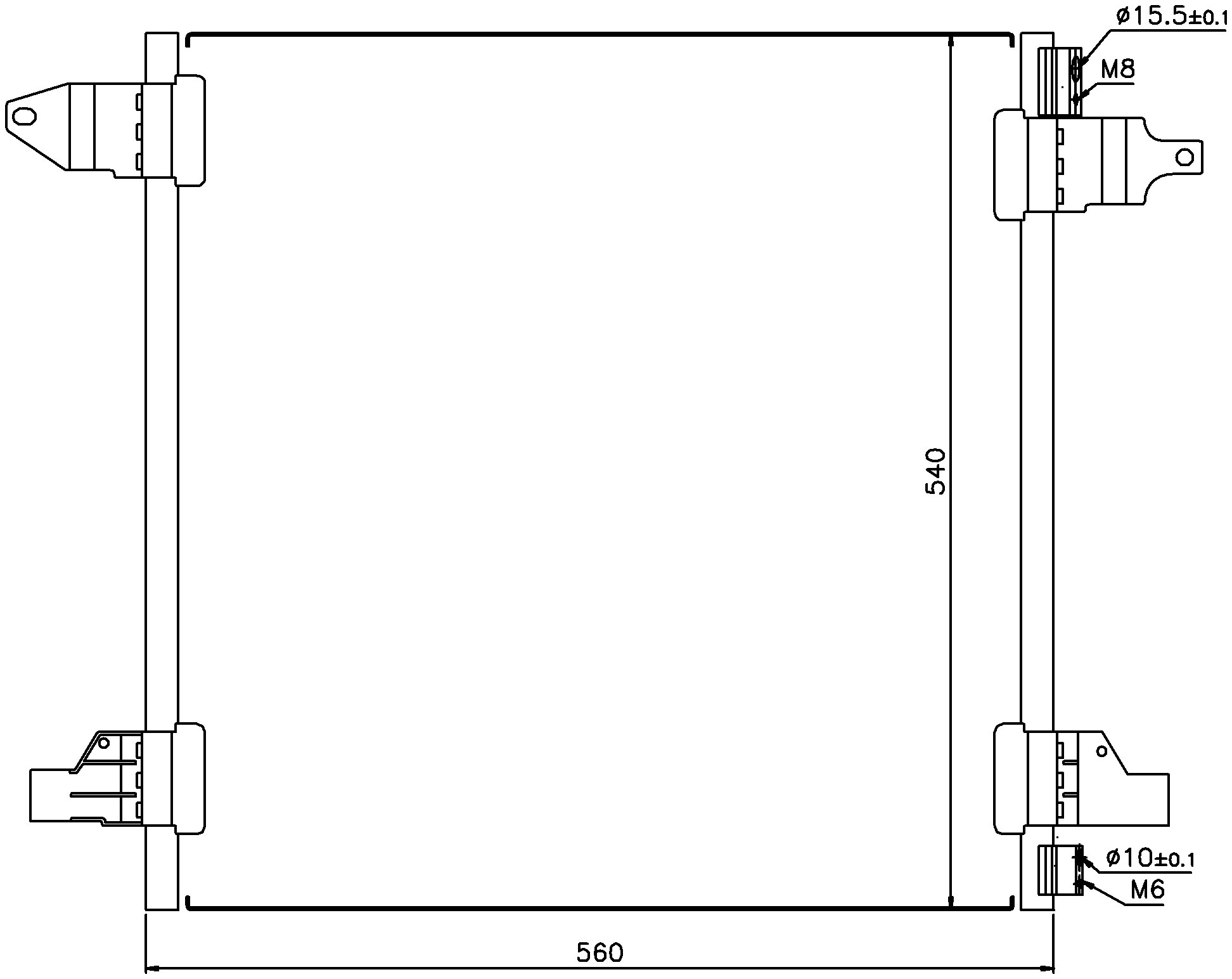 Nissens A/C Condenser 94569