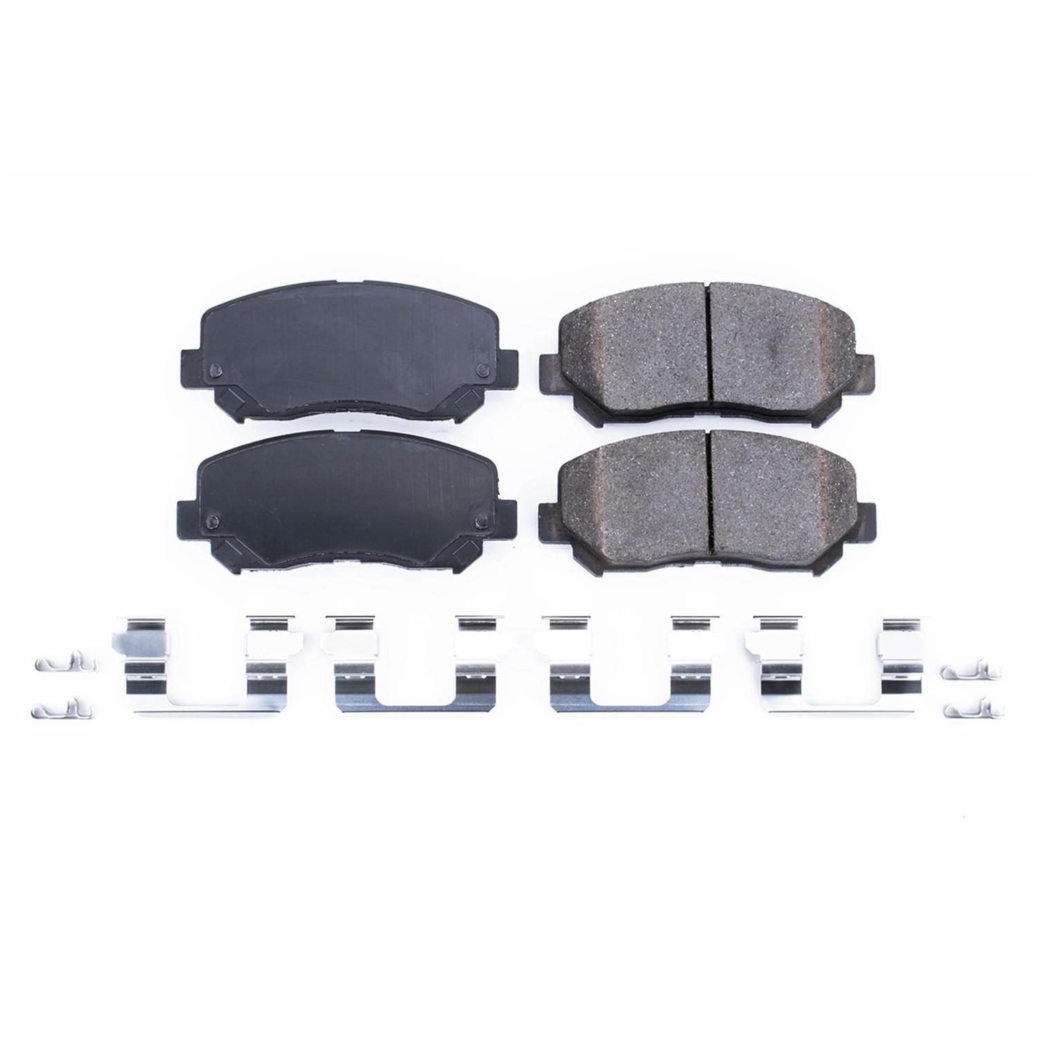 PowerStop Z17 Evolution Ceramic Front Brake Pads - Ceramic — image 2