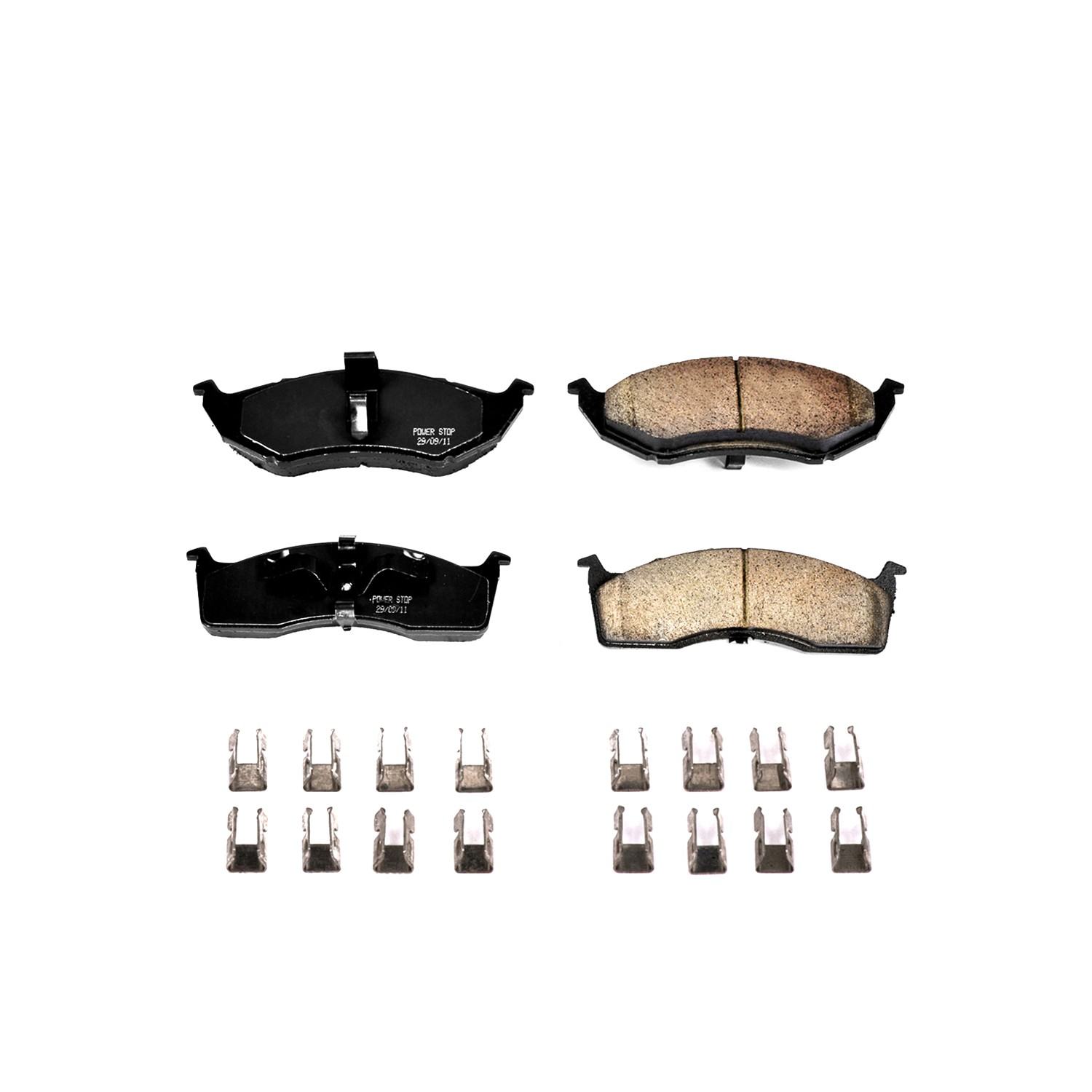 PowerStop Z17 Evolution Ceramic Front Brake Pads - Ceramic - 2