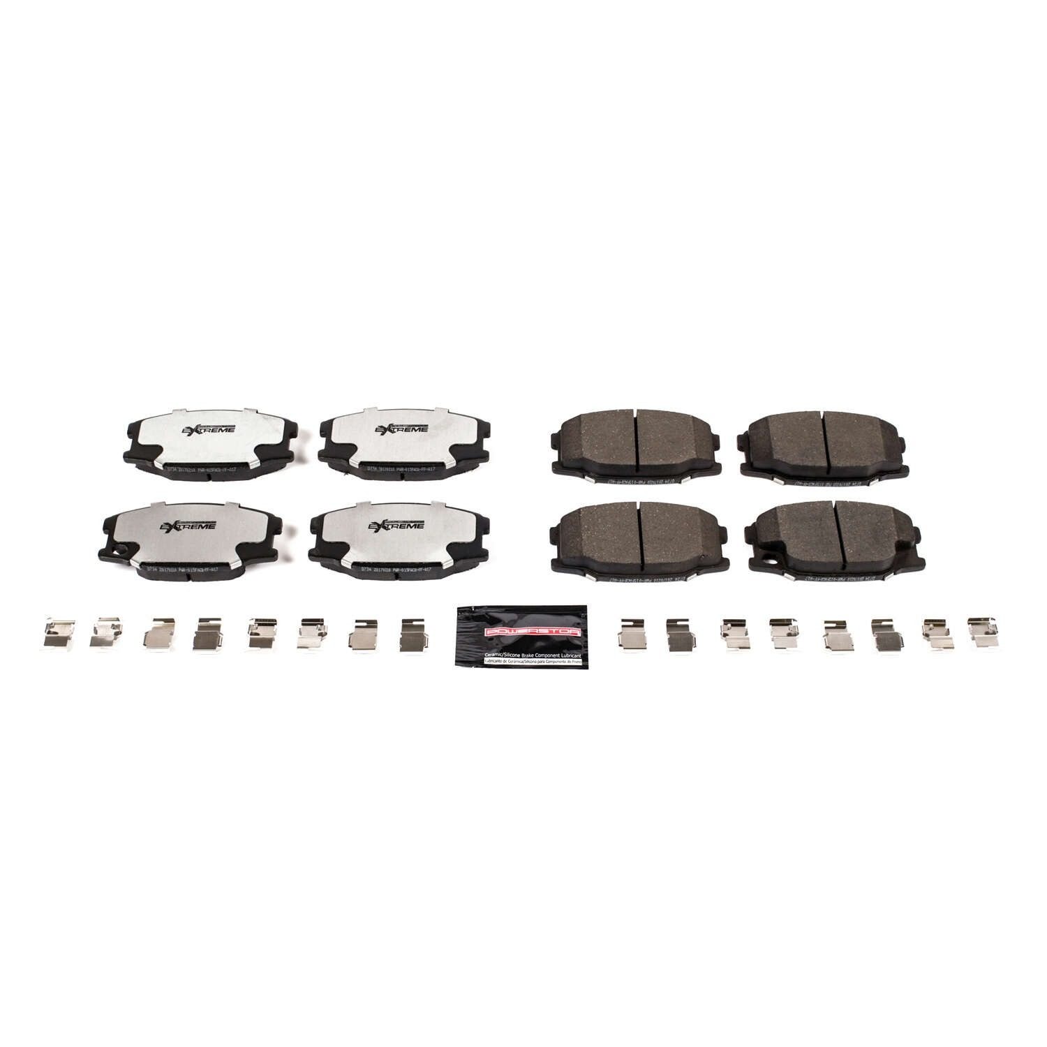 PowerStop Z36 Truck & Tow Front & Rear Brake Pads - Carbon-Fiber Ceramic — image 2