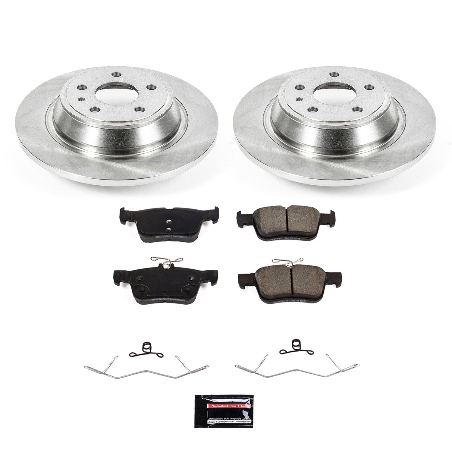 PowerStop Z17 Evolution Ceramic Rear Brake Kit - 4-Pc, Ceramic — image 2