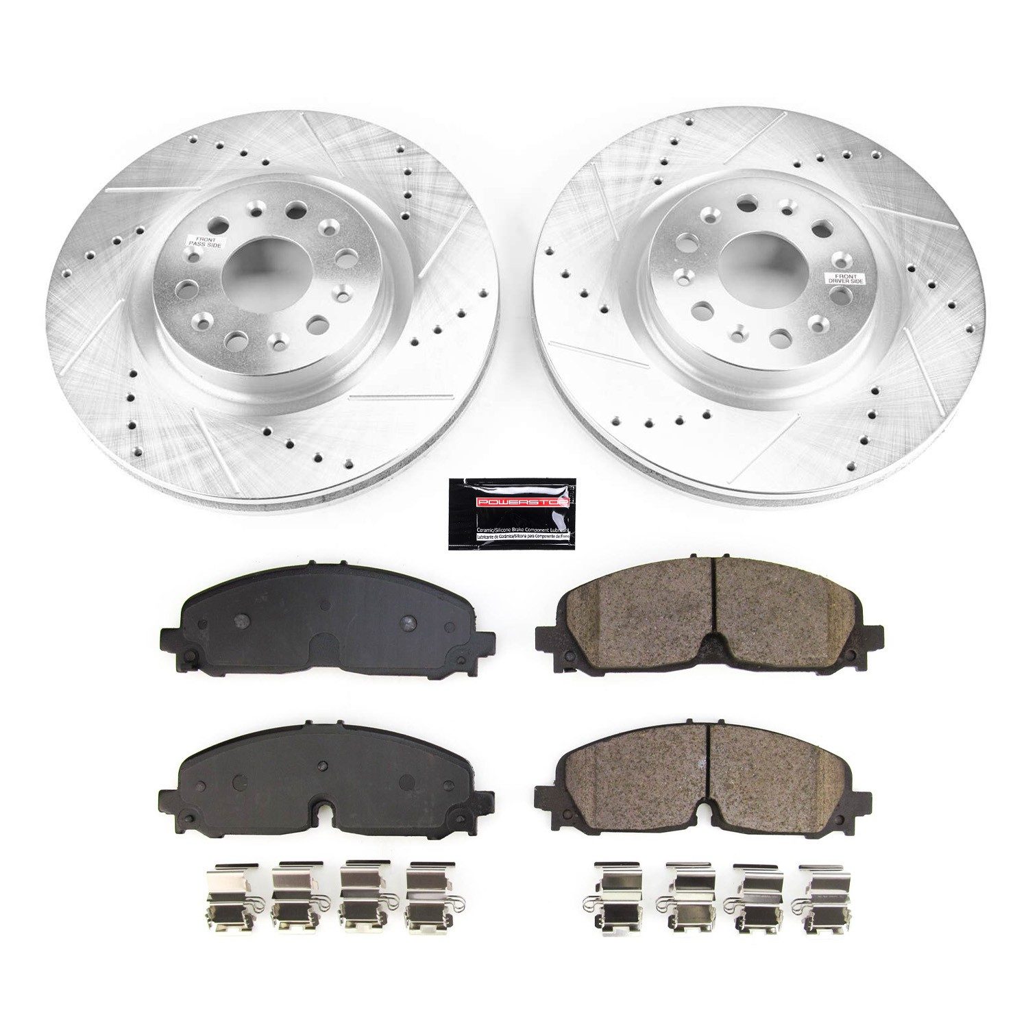 PowerStop Z17 Evolution Ceramic Front Brake Kit - 4-Pc, Ceramic — image 2