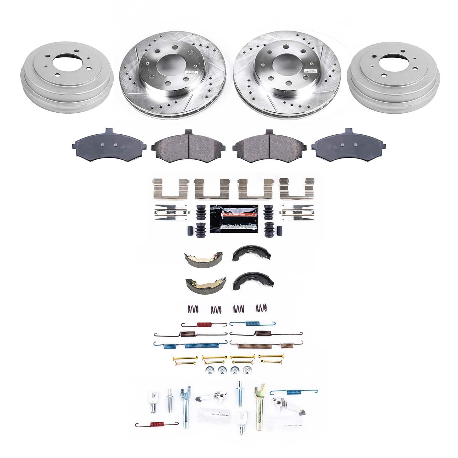 PowerStop Z23 Evolution Sport Front & Rear Brake Pads - Carbon-Fiber Ceramic — image 2
