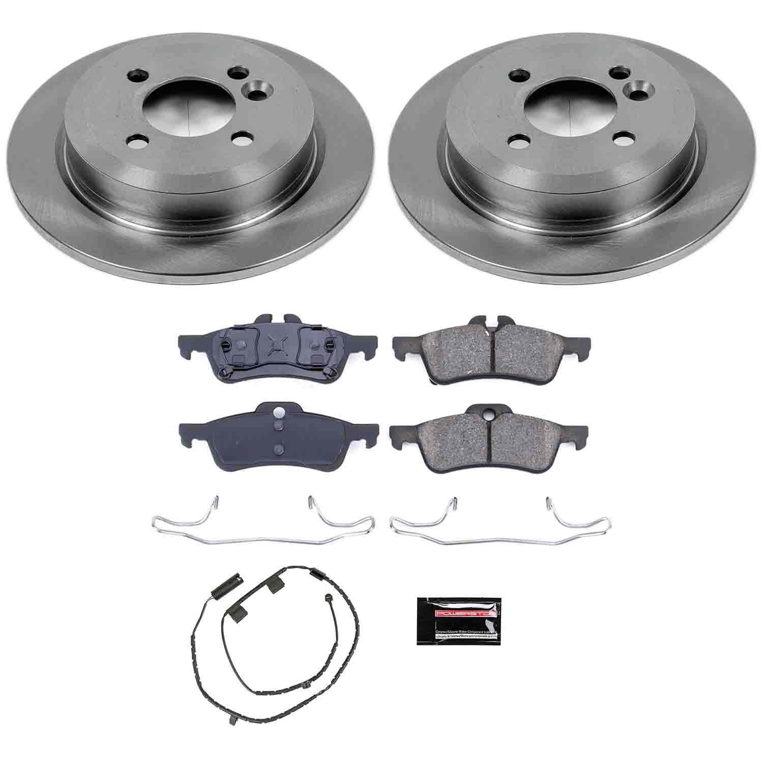 PowerStop Z17 Evolution Ceramic Rear Brake Kit - 6-Pc, Ceramic — image 2
