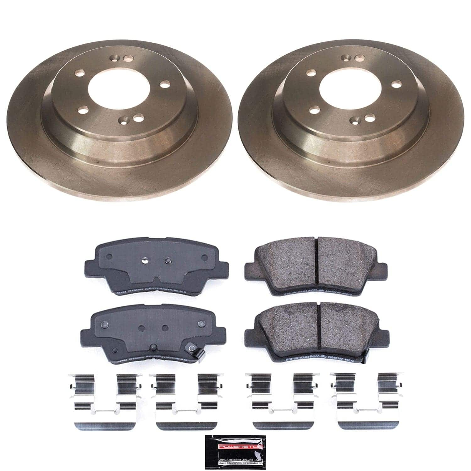PowerStop Z17 Evolution Ceramic Rear Brake Kit - 4-Pc, Ceramic - 2