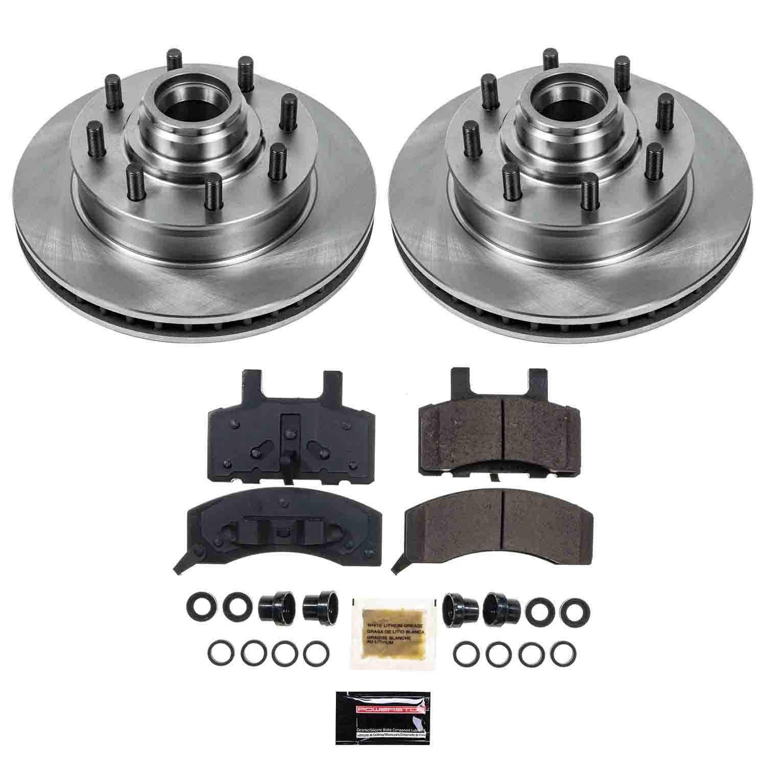 PowerStop Z17 Evolution Ceramic Front Brake Kit - 4-Pc, Ceramic — image 2