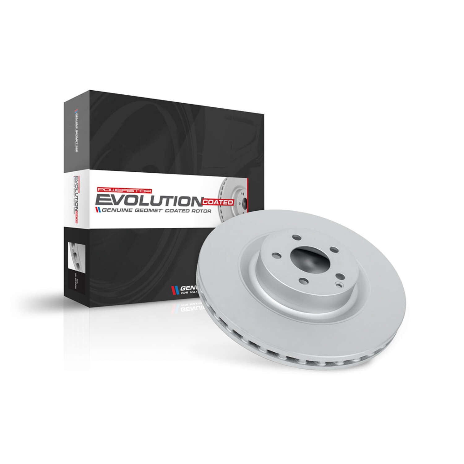PowerStop Evolution Coated Front Brake Rotor - Geomet Fully Coated - Main Image