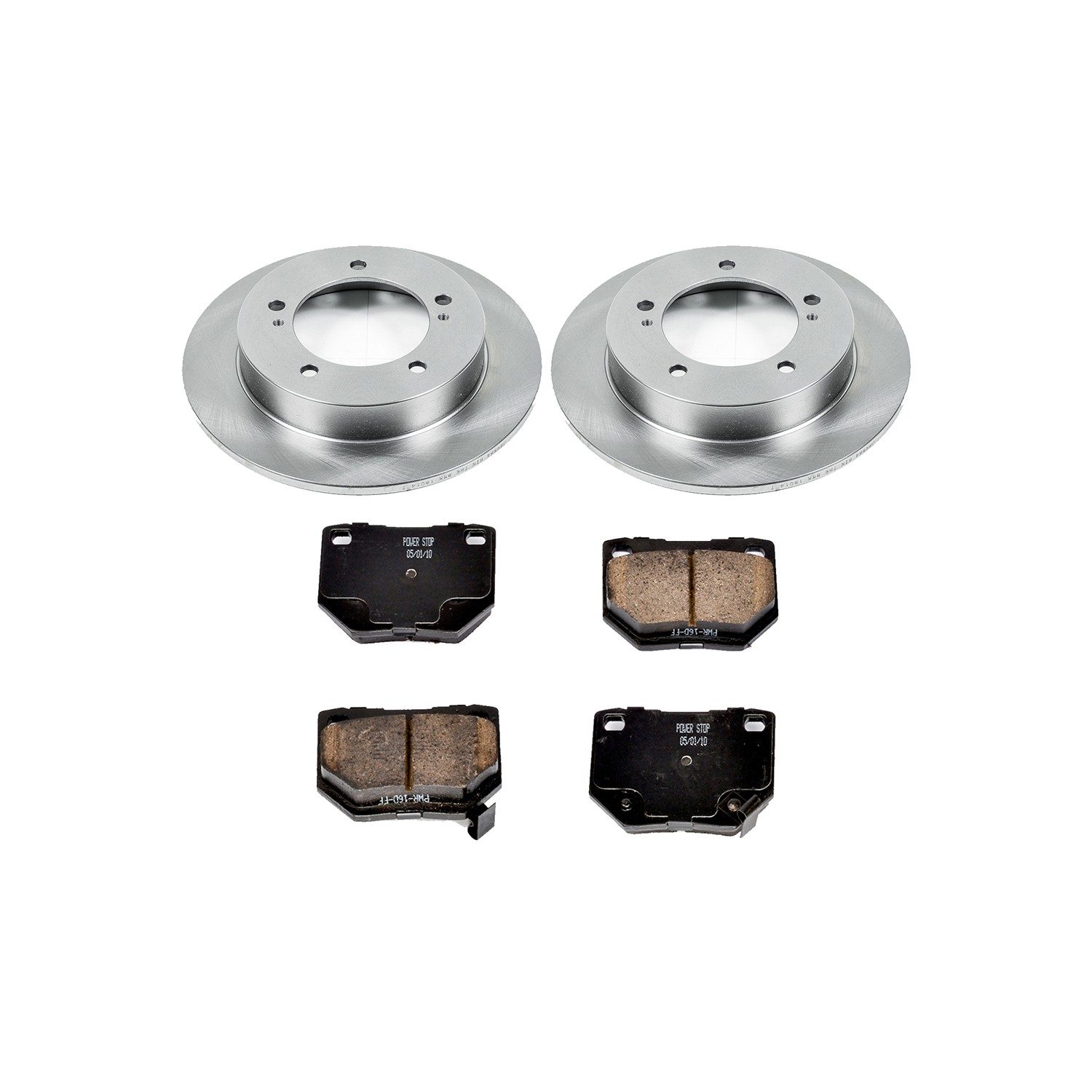 PowerStop Z17 Evolution Ceramic Rear Brake Kit - 4-Pc, Ceramic — image 2