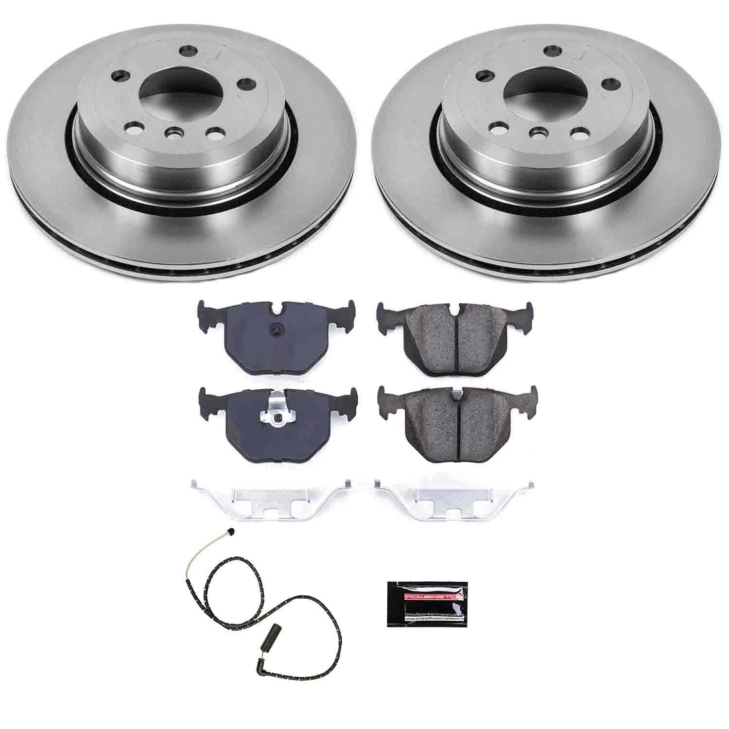 PowerStop Z17 Evolution Ceramic Rear Brake Kit - 6-Pc, Ceramic — image 2