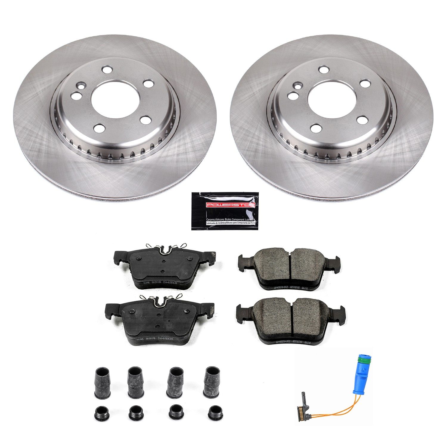 PowerStop Z17 Evolution Ceramic Rear Brake Kit - 6-Pc, Ceramic — image 2