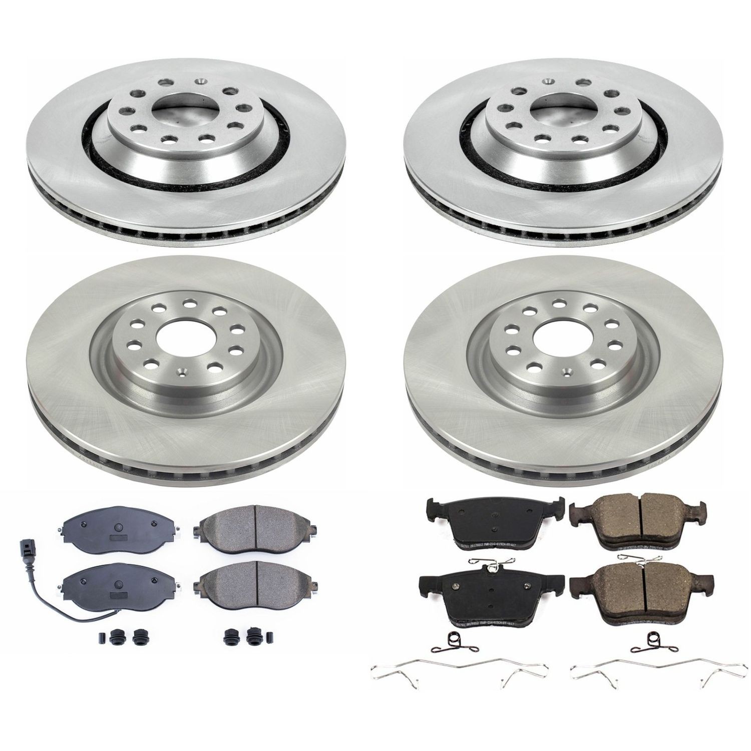 PowerStop Z17 Evolution Ceramic Front & Rear Brake Kit - 4-Pc, Ceramic - 2