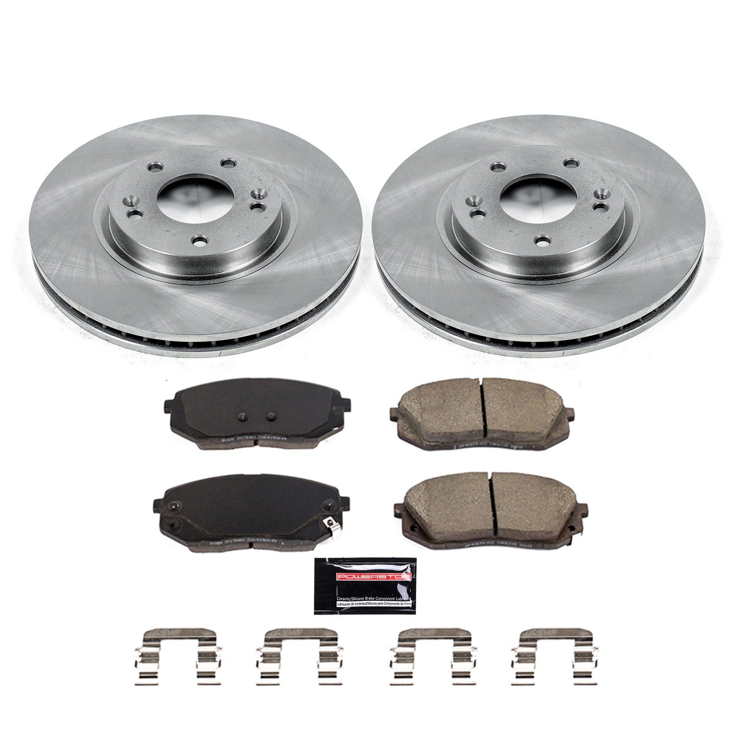 PowerStop Z17 Evolution Ceramic Front Brake Kit - 4-Pc, Ceramic — image 2