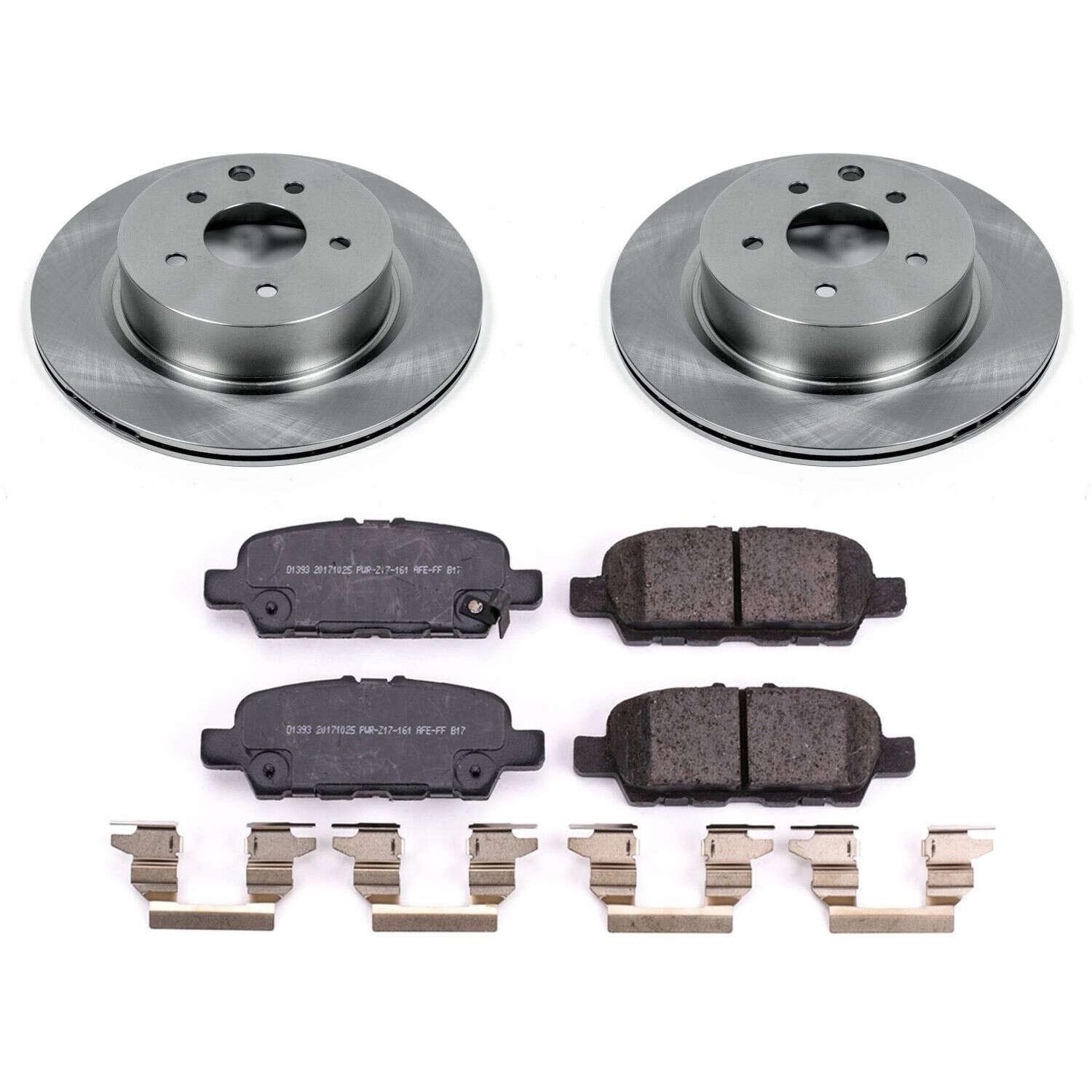 PowerStop Z17 Evolution Ceramic Rear Brake Kit - 4-Pc, Ceramic — image 2