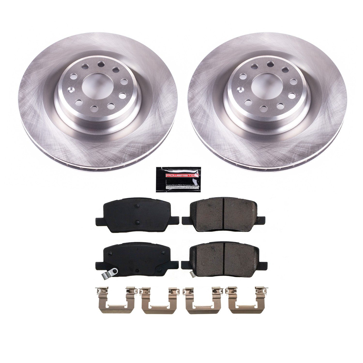 PowerStop Z17 Evolution Ceramic Rear Brake Kit - 4-Pc, Ceramic — image 2