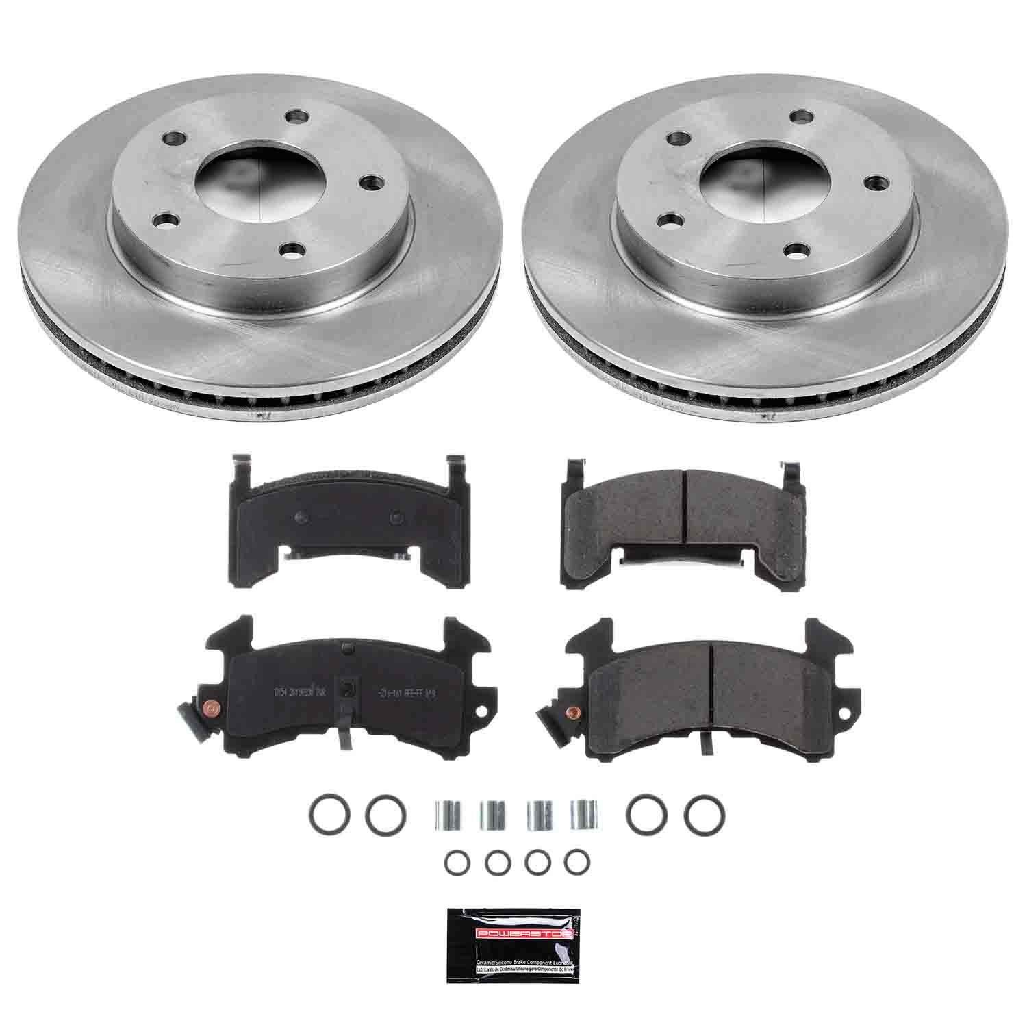 PowerStop Z17 Evolution Ceramic Front Brake Kit - 4-Pc, Ceramic — image 2