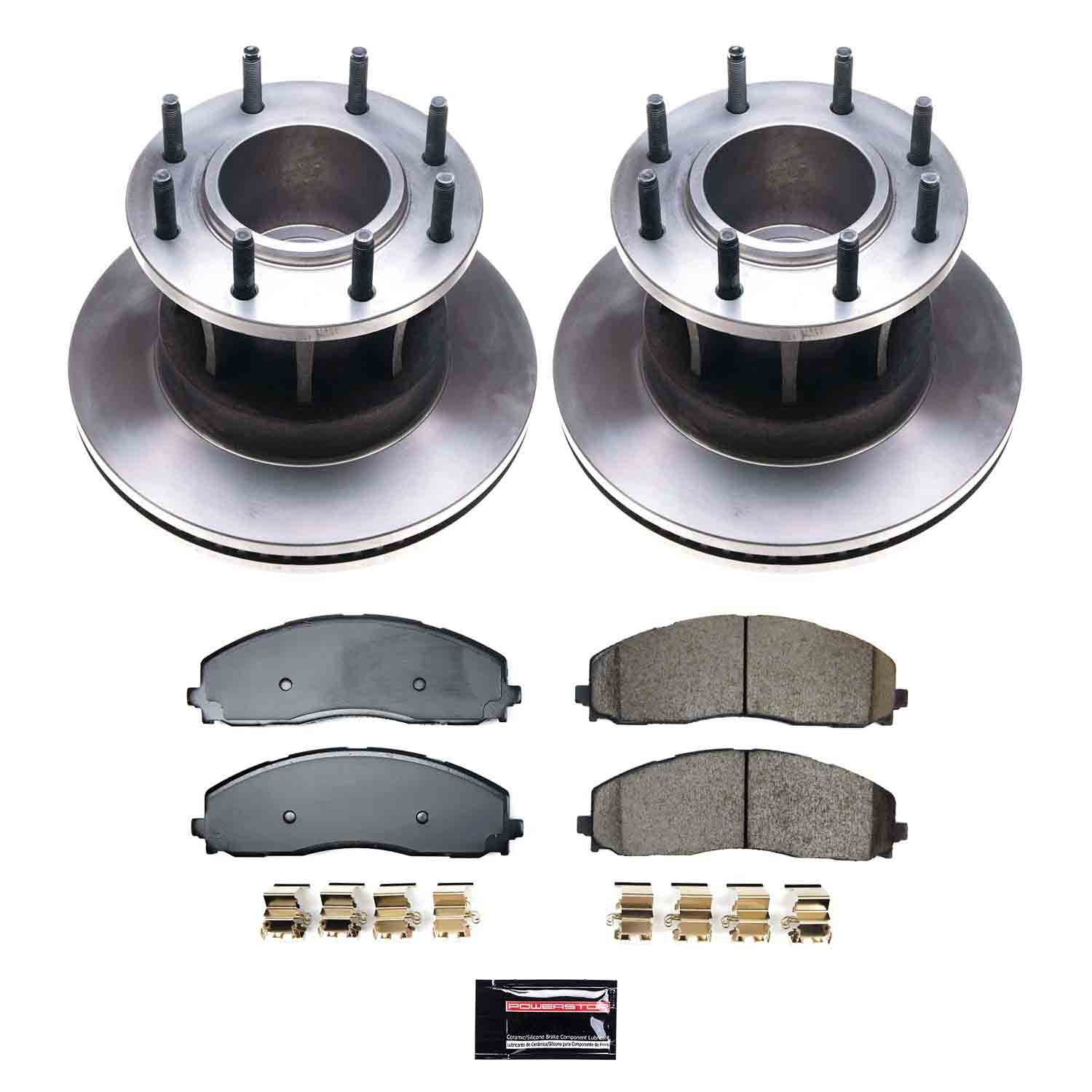 PowerStop Z17 Evolution Ceramic Front Brake Kit - 4-Pc, Ceramic — image 2