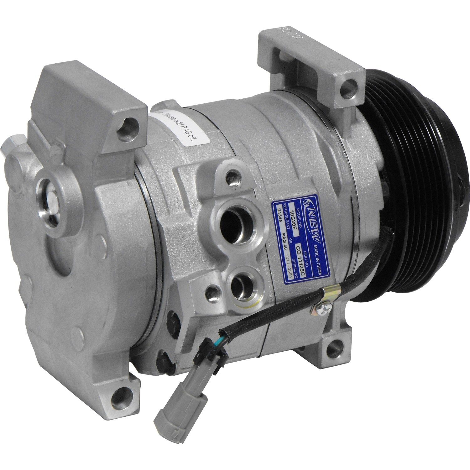 V8 Compressor UAC 2006 Chevrolet Express 2500 V8 6.6L A/C Compressor - CO 11139C ...