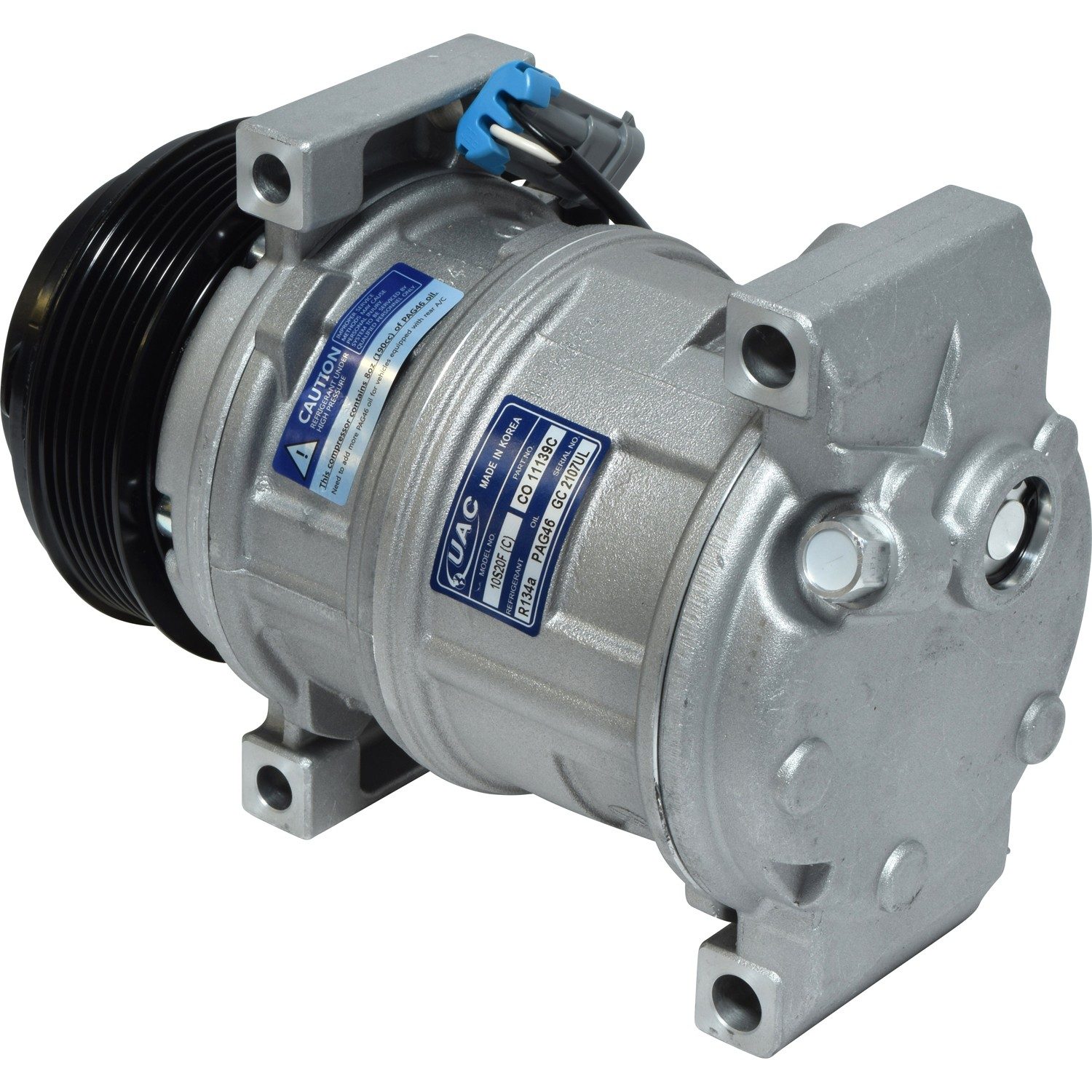 V8 Compressor UAC 2006 Chevrolet Express 2500 V8 6.6L A/C Compressor - CO 11139C ...