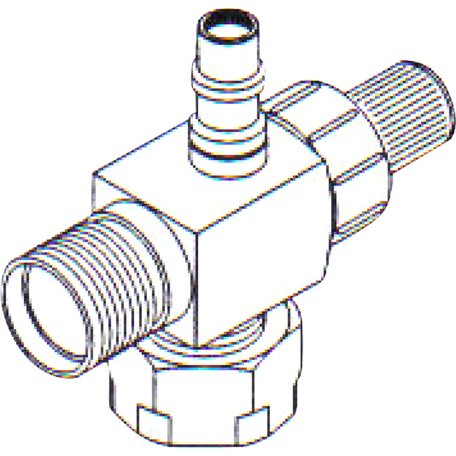 UAC A/C Refrigerant Hose Fitting - FT 2042