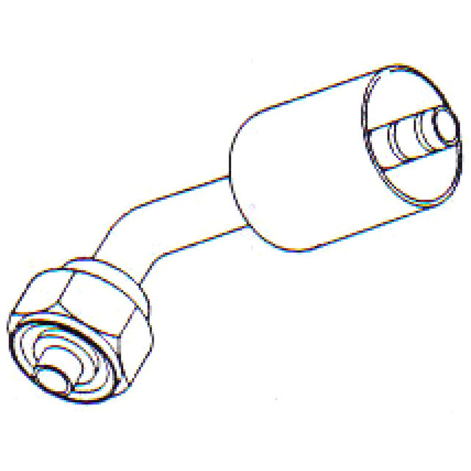 UAC A/C Refrigerant Hose Fitting - FT 3174