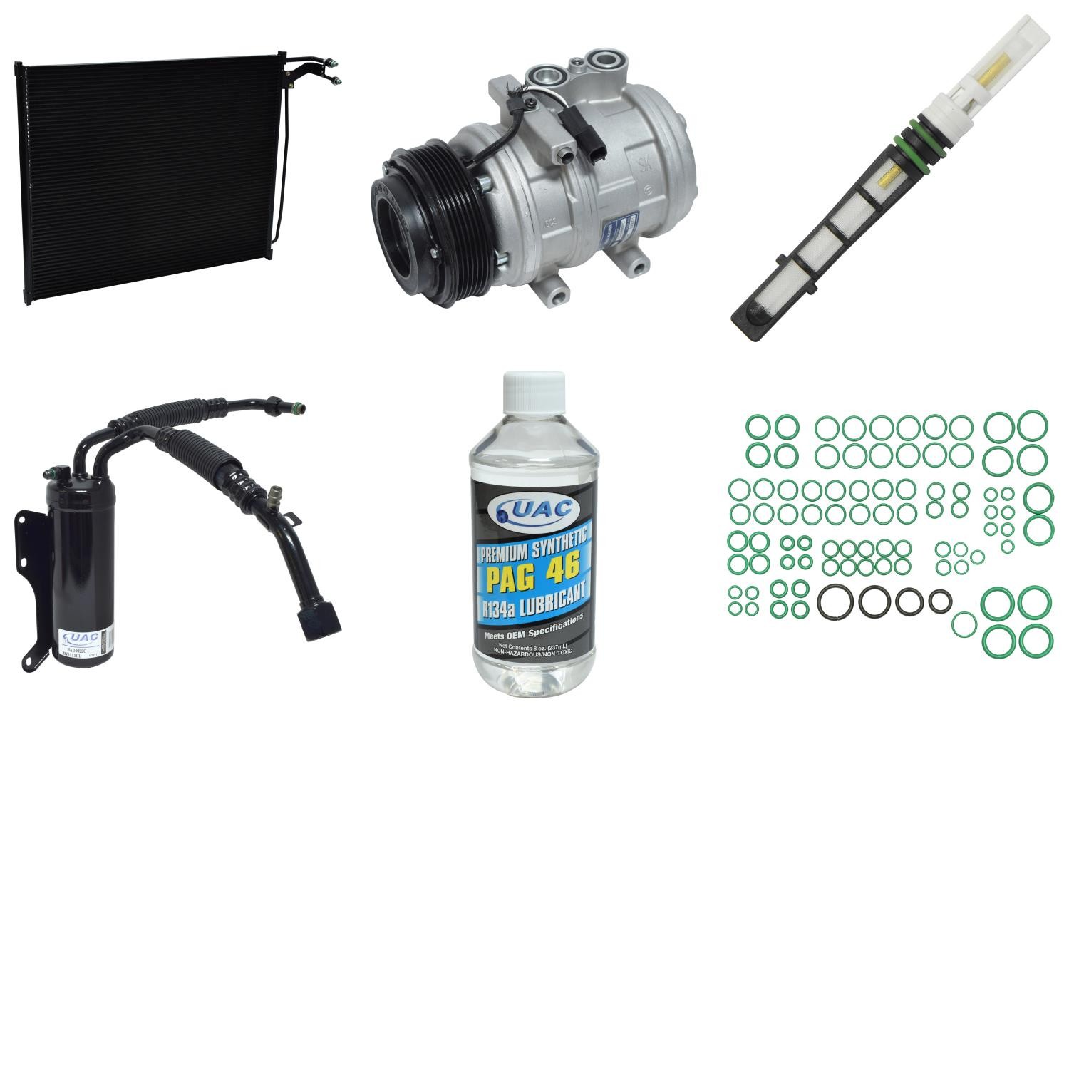 UAC 2004 Ford E-350 Club Wagon XL V8 7.3L A/C Compressor Kit - KT 5050A - Main Image