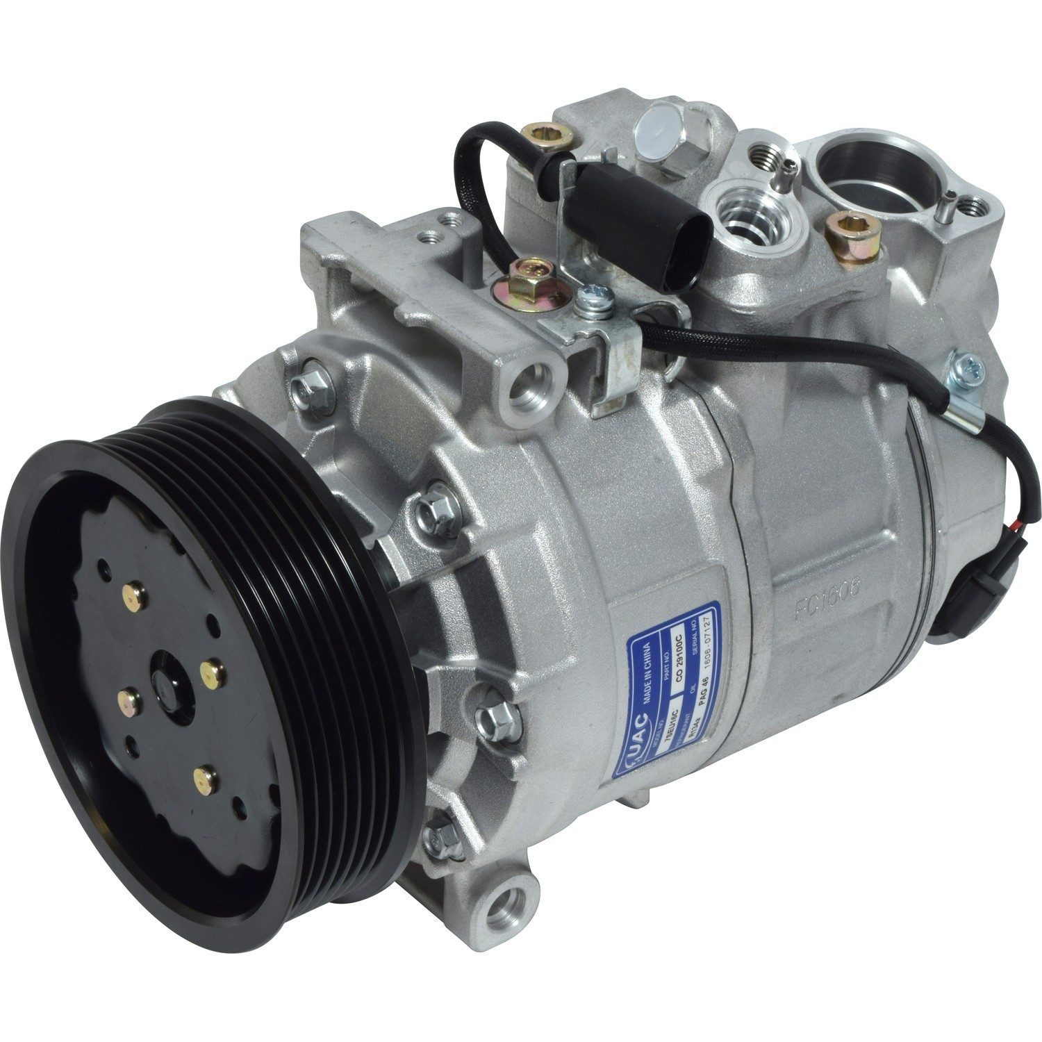 V8 Compressor UAC 2004-2005 Volkswagen Touareg V8 V8 4.2L A/C Compressor - CO 29100C ...