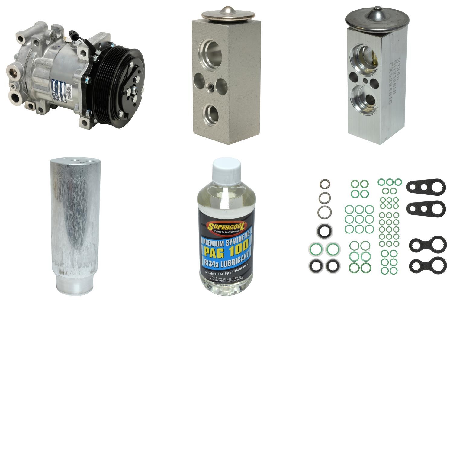 UAC 2001 Dodge Durango Base V8 5.9L A/C Compressor Kit - KT 4385 - 2