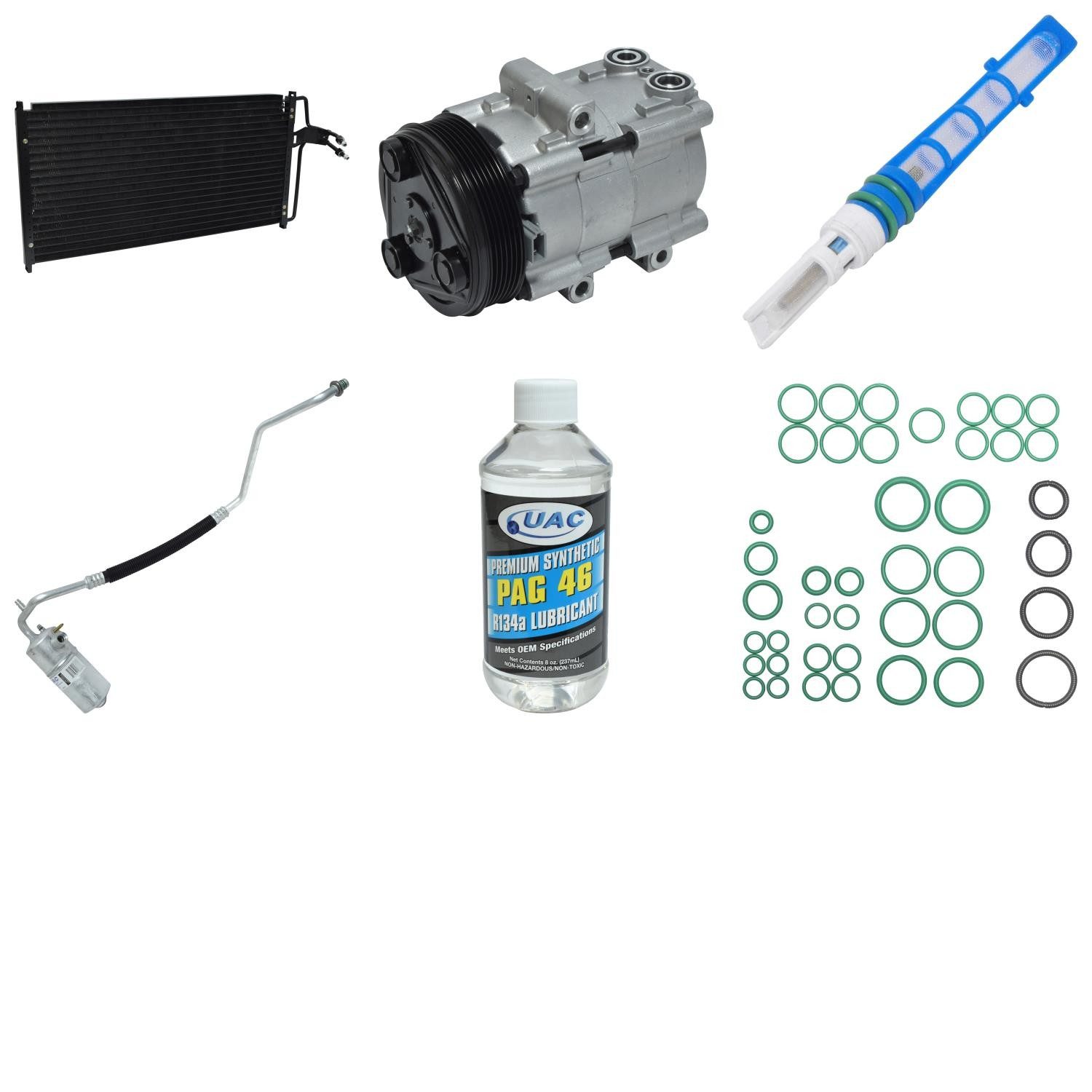 UAC A/C Compressor Kit - KT 1580A — image 2