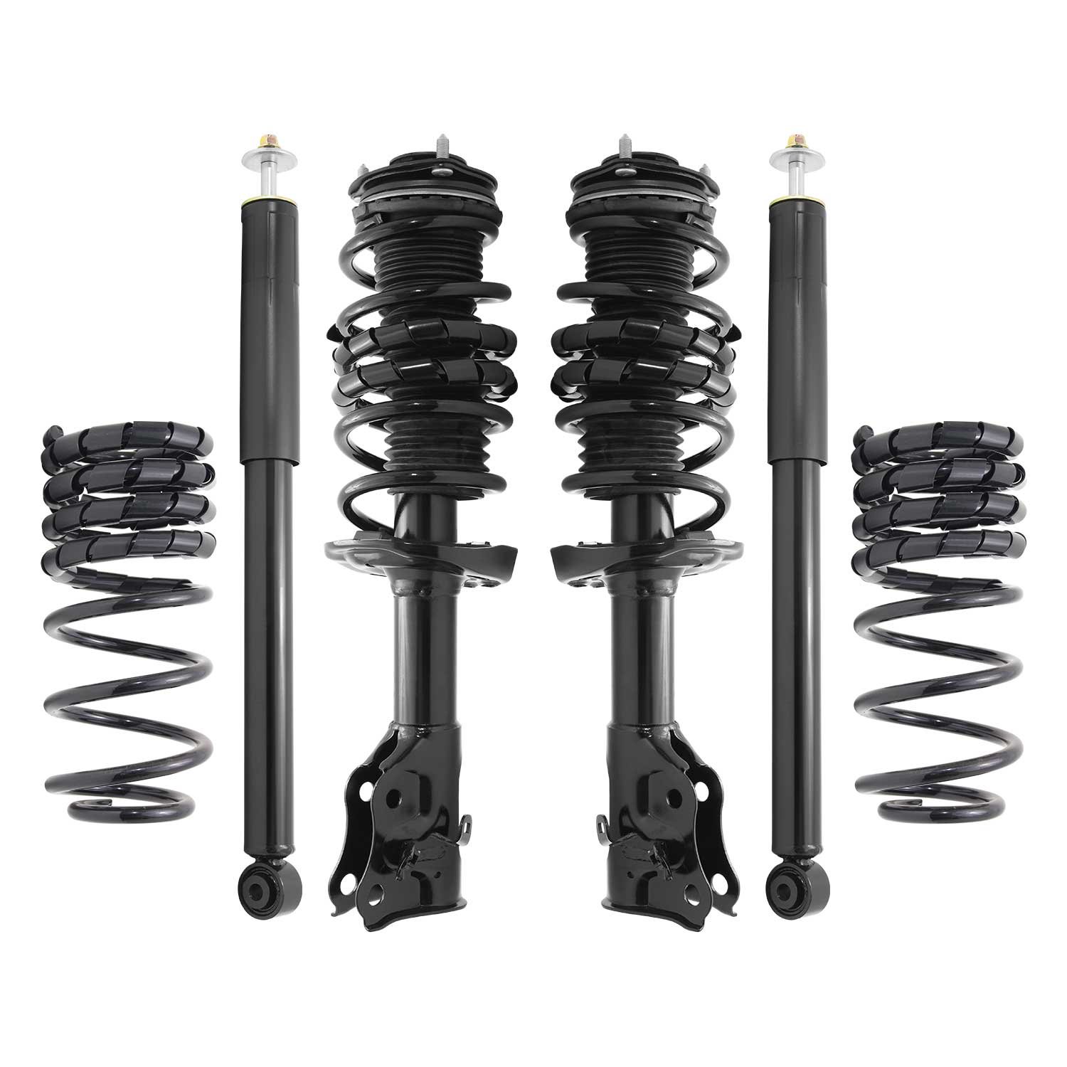 Front & Rear Lowering Strut - Top Mount Hardware 4pc Kit | UNITY 98900 Fits Honda Civic 2006-2011